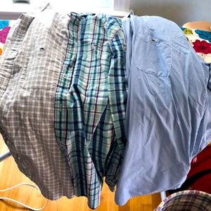 Vineyard vine three long sleeve shirts gently warn